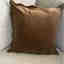 Collier Scalloped Edges Cotton Throw Pillow