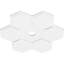 Médaillon de plafond contemporain en PVC de qualité architecturale 30 po x P 3 po x P 10 1/2 po x P 1 po-36073475