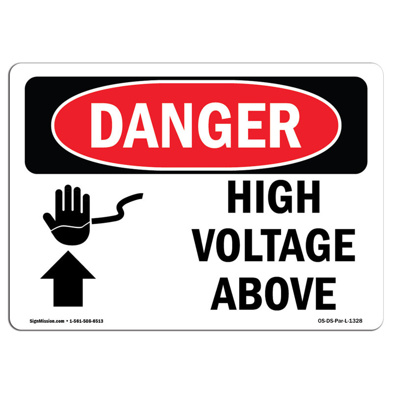 Plaque en aluminium haute tension 12 x 18, H 18 po x l 24 po x P 0,1 po