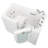 Ella Capri 30"x52" Acrylic Hydro Massage Walk-In Bathtub with Right Outward Swing Door, Heated Seat, 5 Piece Fast Fill Faucet, 2" Dual Drain-23138785