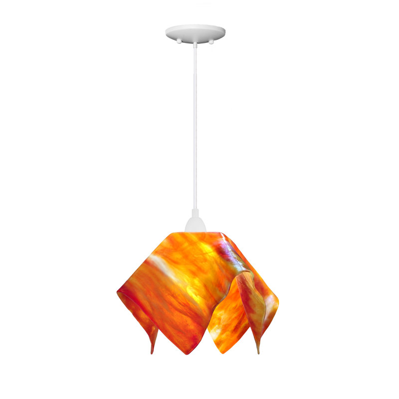 Luminaire suspendu Amergin, Grand, Blanc, Zinnia