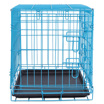 Collapsible Pet Crate with 2 Doors