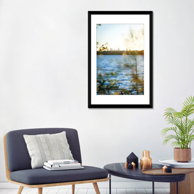 «White Rock Sunset II» par Sonja Quintero, reproduction d'art graphique sur toile