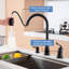 Robinet de cuisine avec distributeur de savon-87897271