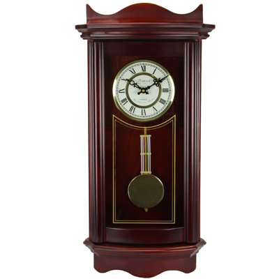 Solid + Manufactured Wood Wall Clock