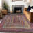 Machine Washable Indoor/Outdoor Xhevrie ACN1725 Paprika Rug-251980292