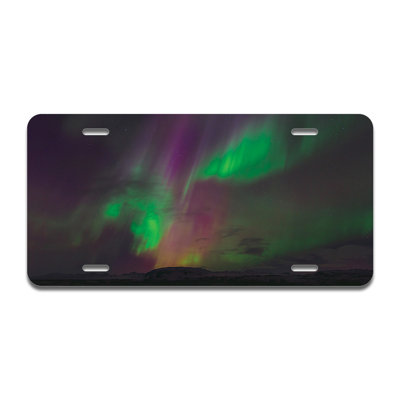 Aurora Borealis Aluminum Plate Frame
