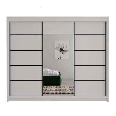 Dalyla 3 Door Sliding Wardrobe
