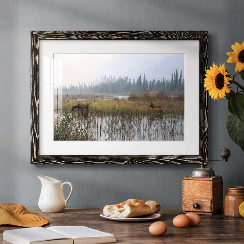 " Out With The Twins ", 28" H x 42" W x 1.5" D, Black