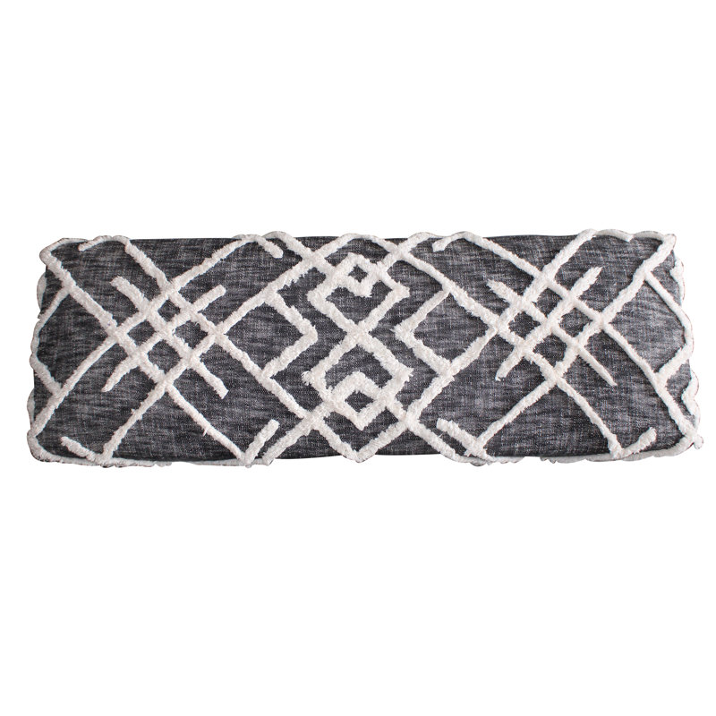 Henrik Contemporary Handmade Tufted Fringed Upholstered Entryway Bench