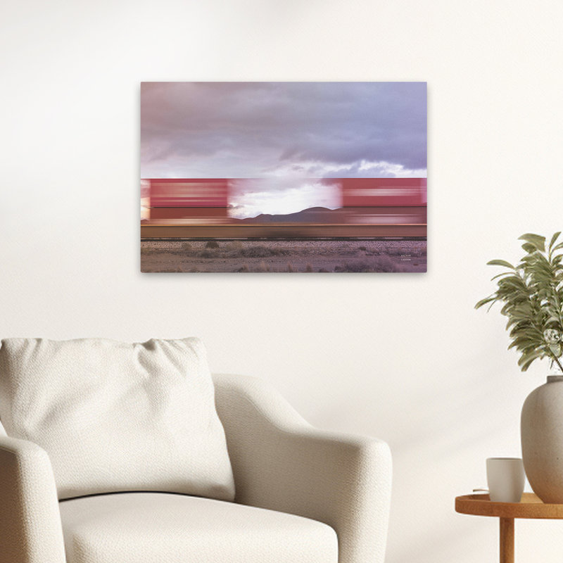 Abstrait Boxcars - Boxcars, H 16 po x l 24 po