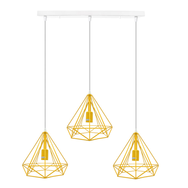 Tooborac 3 - Light White Pendant, No, Yellow