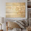 Zen Moment Bamboo - Art mural en bois de bambou sur bois de pin naturel