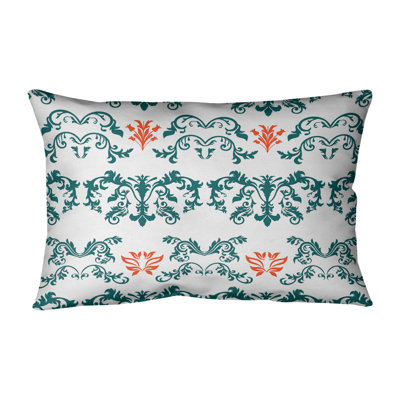 Miami Damask Linen Reversible Pillow Cover