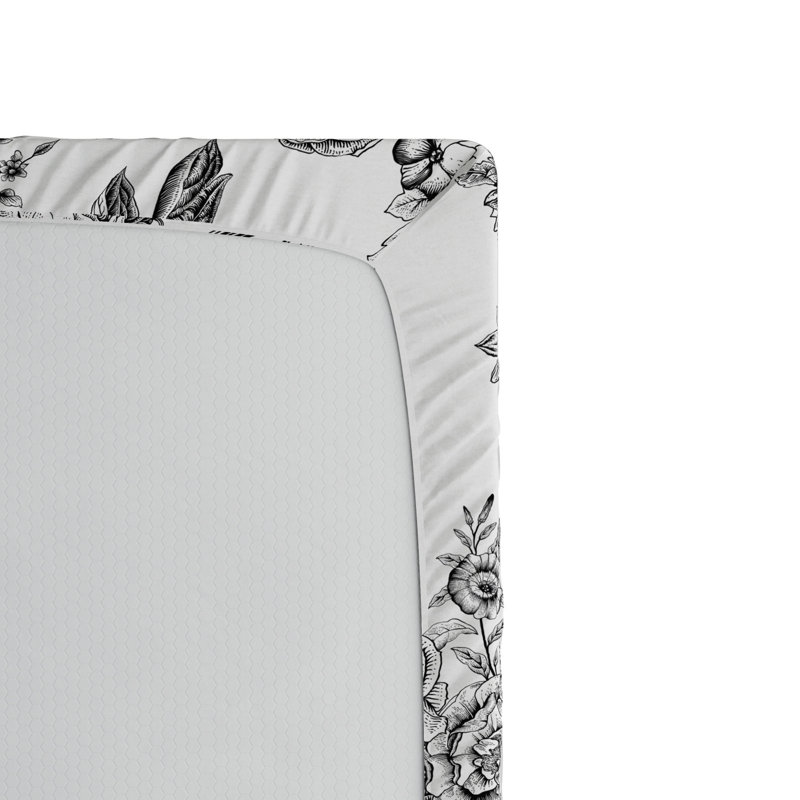 Microfiber Toile Fitted Sheet, Queen Fitted Sheet