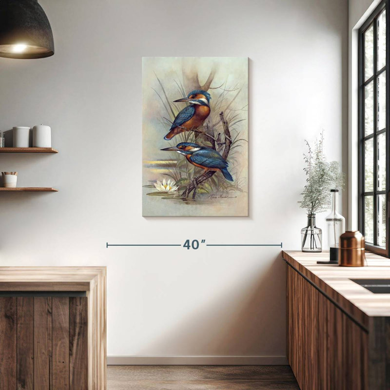 Brampt River Kingfisher, 36" H x 24" W