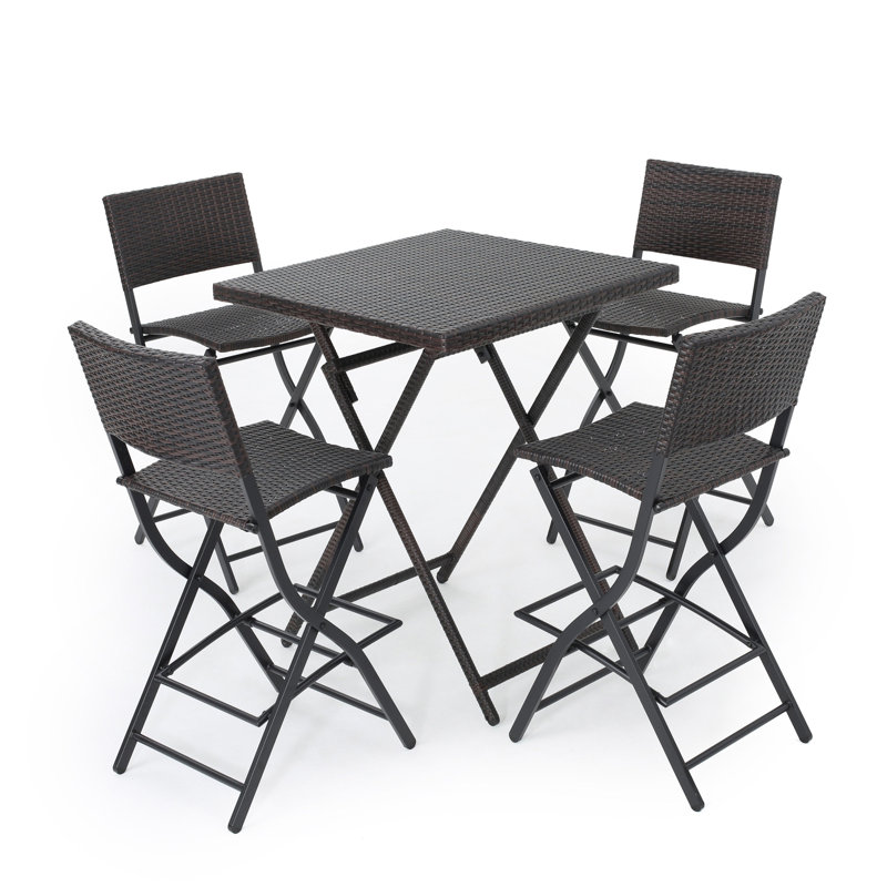Ensemble repas 5 pièces à hauteur de bar Kerr