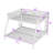 Metal Standard Bunk Bed With Ladders And Under-Bed Storage-994002109