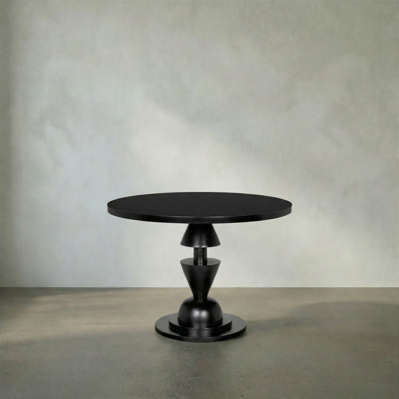 Varick Mahogany Round Dining Table