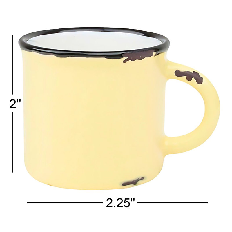Canvas Home Tinware Stoneware Espresso Cup 4oz