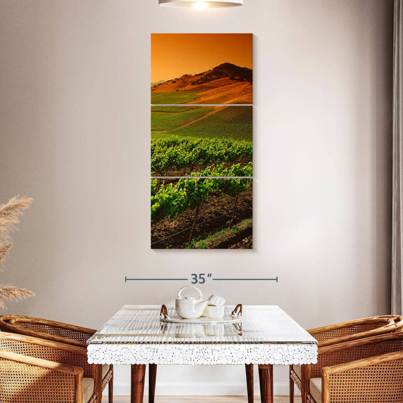 Carneros Vineyard Twilight, H 52 po x l 24 po