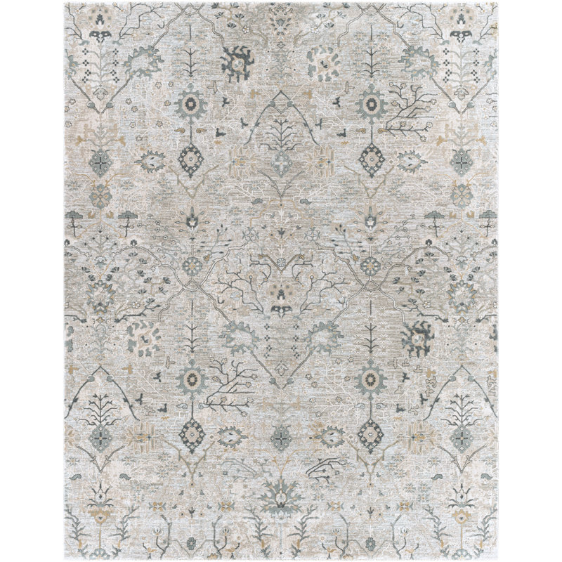 Diellza Floral Indoor Rug, Rectangle 12' x 15'