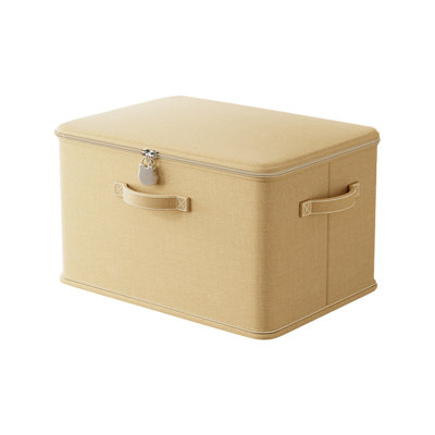  Locking Storage Boxes Baskets Home Clothes Closet Layered Organizer Quilt Pants Password Storage Bins S