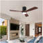 Ventilateur de plafond encastré 52 po Mordern