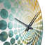 Saadiq - Horloge murale peinture abstraite-375539305