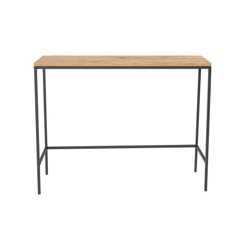 100cm Console Table, Light Yellow Wood