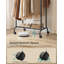 Adjustable Rolling Clothing Rack