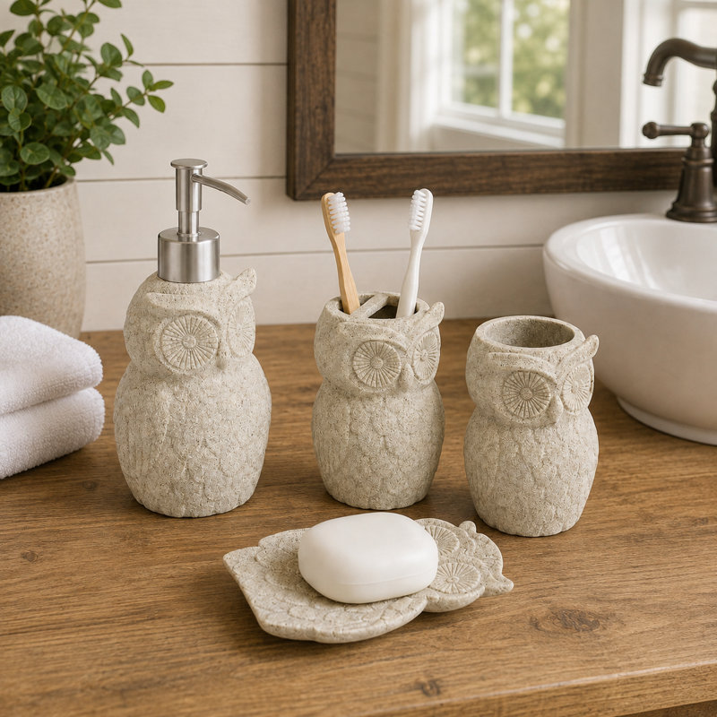 Ensemble d'accessoires de salle de bain 4 pièces Lombardo Millwood
