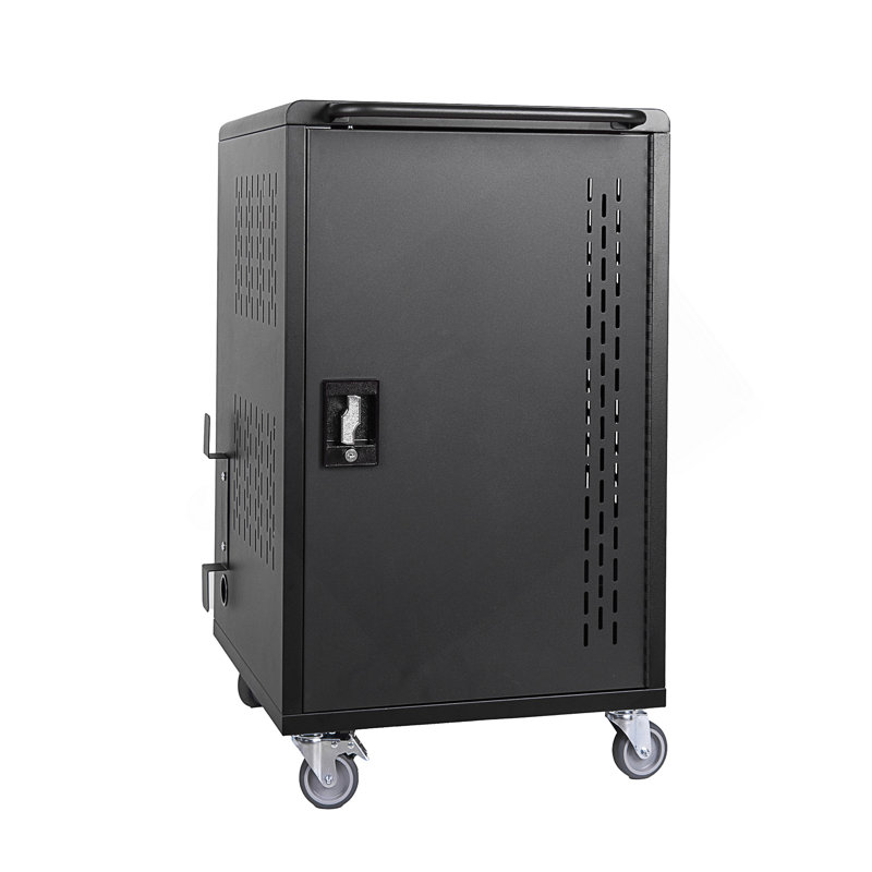 Station de chargement mobile 32 baies pour Chromebook, tablette et ordinateur portable avec multiprise incluse, assemblage requis