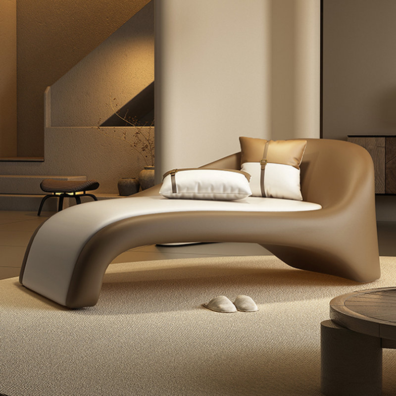 Méridiennes d'intérieur modernes Modern Home, Orienté à droite, Beige, Café