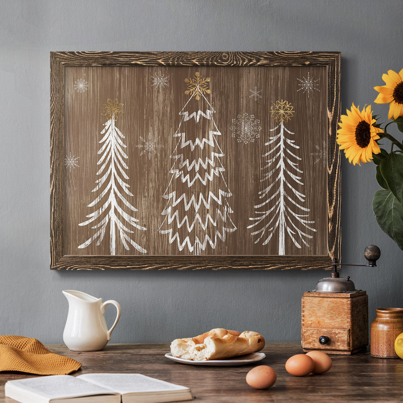 Barnwood Wonderland Collection A, H 28 po x l 42 po x P 1,5 po, Noyer