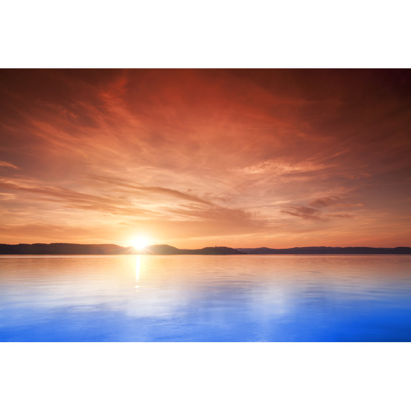 Coucher de soleil sur l'eau par Focusstock, H 24 po x l 36 po