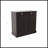Two-Compartment Tilt-Out Laundry Sorter Cabinet-Black