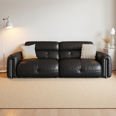 Genuine Leather Modular Sofa cushion couch