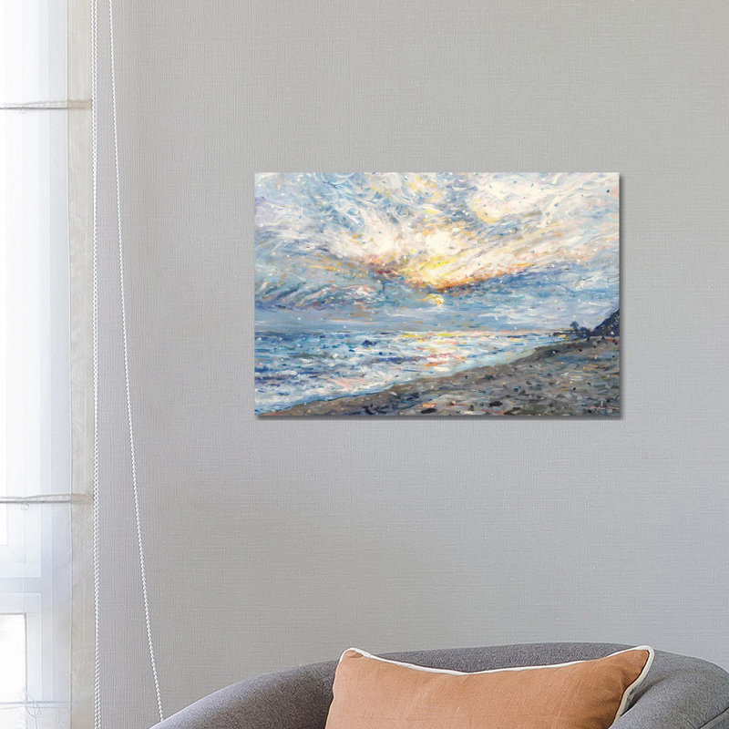 Seaside Romance by Jeff Johnson - Wrapped Canvas Painting, 66.04 cm H x 45.72 cm W x 1.91 cm D