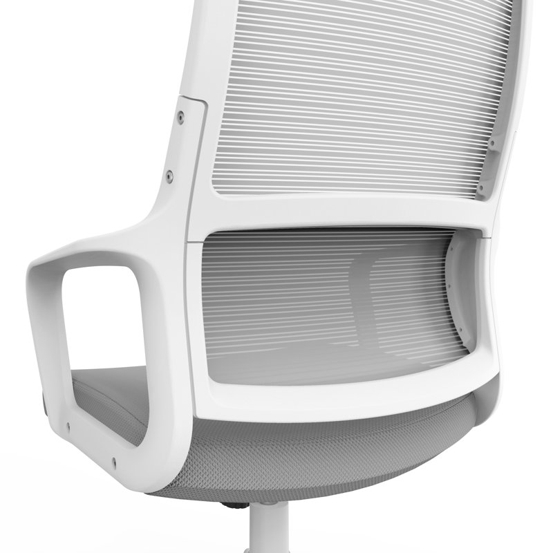 Chaise de travail en filet Northwood, Gris / blanc