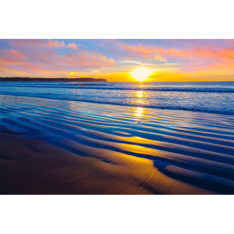 Coronado Beach by Ron And Patty Thomas - No Frame Print on Canvas, 30cm H x 46cm W