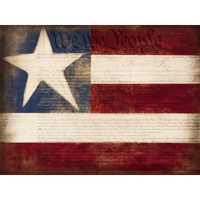 Drapeau des États-Unis - impression sur toile tendue