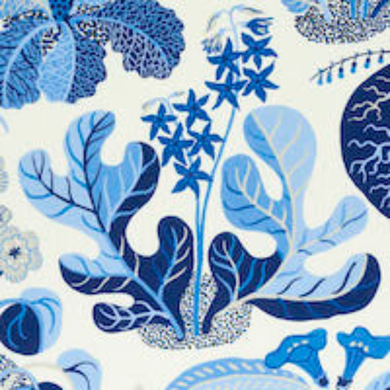 Exotic Butterfly Indoor/Outdoor Fabric, Marine