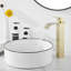 Robinet de lavabo vasque moderne avec ensemble de drain-78583097