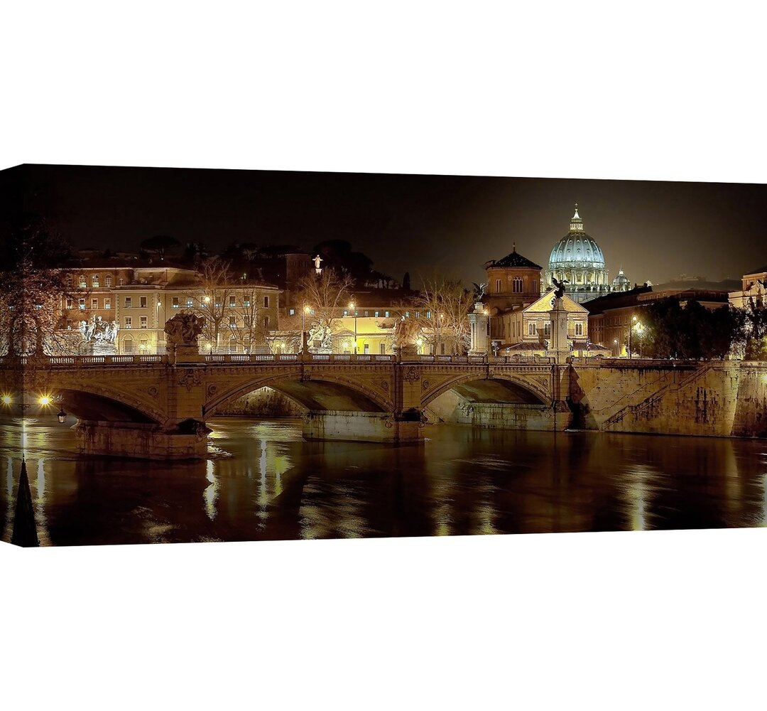 Leinwandbild Rome at Night von Vadim Ratsenskiy