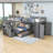 Januita 3 Drawer L-Shaped Bunk Beds with Shelves by Harriet Bee-1643978072