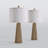 Arcola 25.8" Farmhouse Boho Handwoven Rattan and Paper Cord Table Lamp with Drum Shade