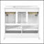 Armoire de meuble-lavabo 36 po avec lavabo en céramique
