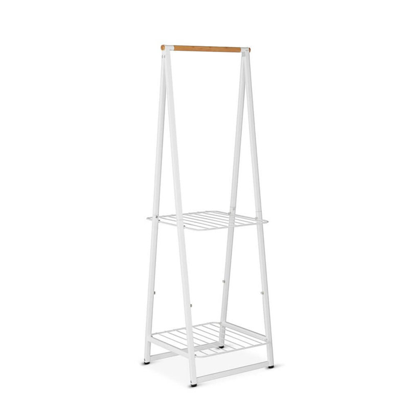 Brabantia Linn Clothes Rack, White, 190cm H x 60.6cm W x 57cm D