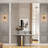 2-light Gold Wall Sconces 16 Inch Brass Wall Sconce